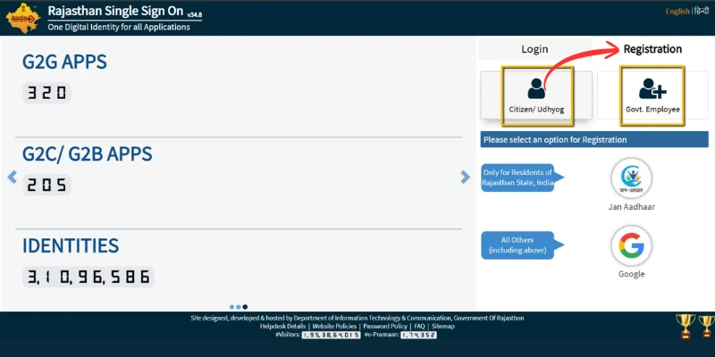 SSO Portal Registration